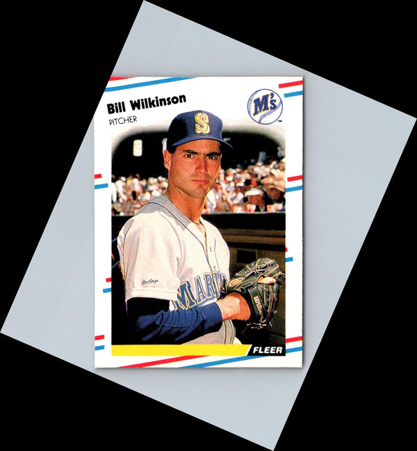 1988 Fleer Bill Wilkinson #390 Rookie