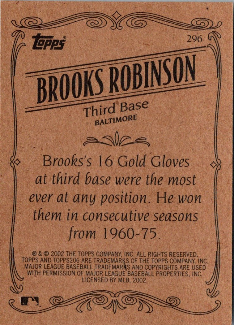 2002 Topps 206 Brooks Robinson