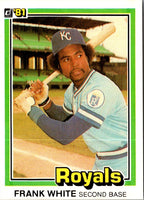 1981 Donruss Frank White #340