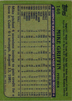 1982 Topps Mike Griffin #146