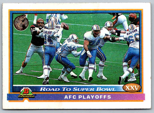 1991 Bowman Football Road To Super Bowl XXV #548