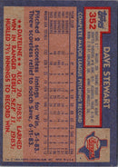 1984 Topps Dave Stewart
