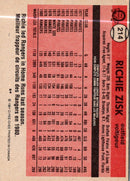 1981 O-Pee-Chee Richie Zisk