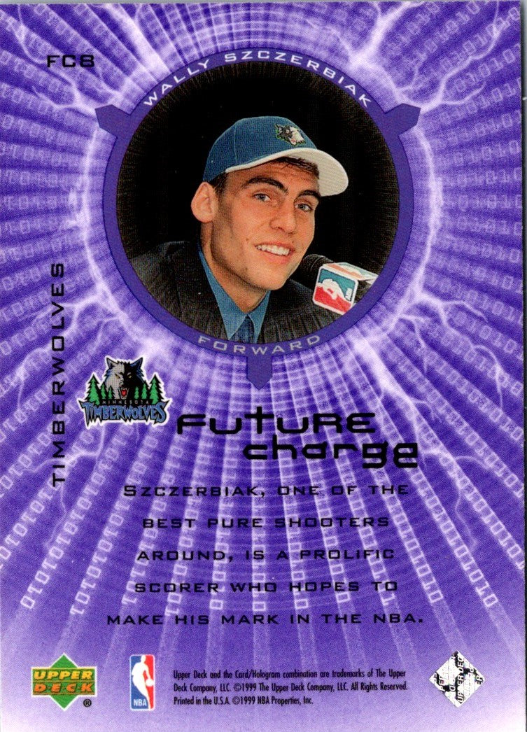 1999 Upper Deck Encore Future Charge Wally Szczerbiak