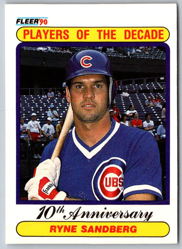 1990 Fleer Ryne Sandberg #625