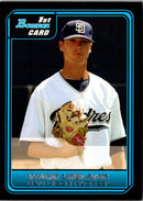 2006 Bowman Chrome Draft Picks & Prospects Wade Leblanc