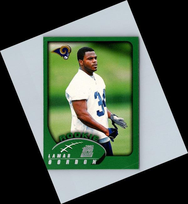 2002 Topps Lamar Gordon #384 Rookie