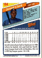 1993 Topps Jerald Clark #194