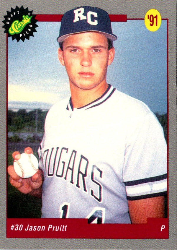 1991 Classic Draft Picks Jason Pruitt #26