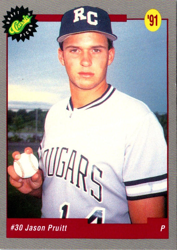 1991 Classic Draft Picks Jason Pruitt #26