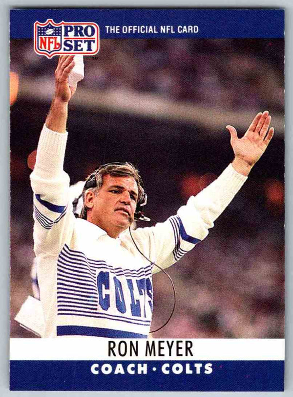 1990 Pro Set Ron Meyer #139