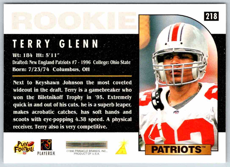 1996 Score Terry Glenn