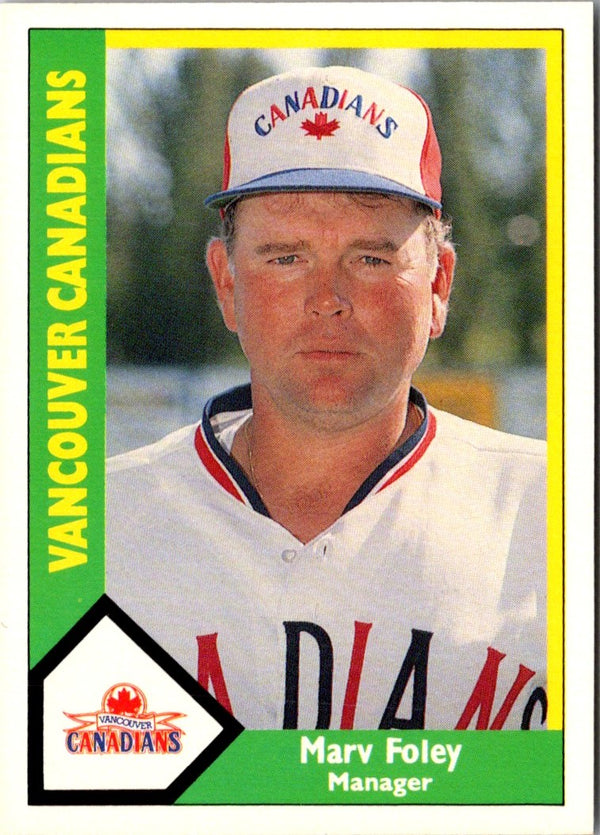 1990 CMC Vancouver Canadians Marv Foley #5