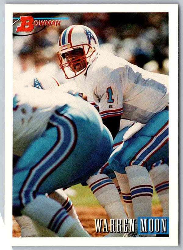 1993 Bowman Football Warren Moon #180