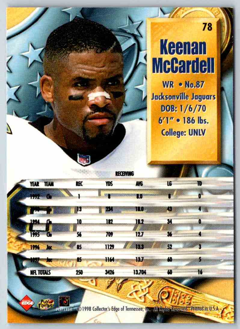 1998 Edge Keenan McCardell