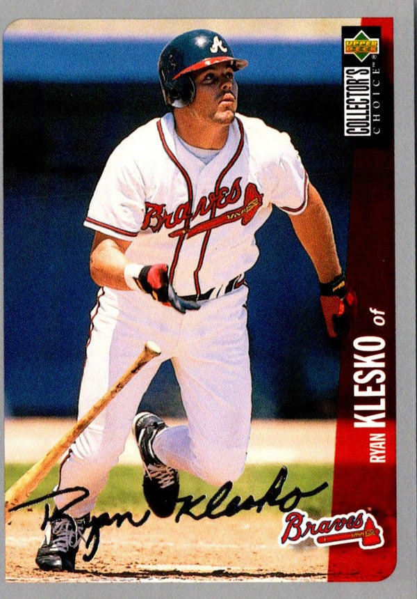 1996 Collector's Choice Ryan Klesko #460