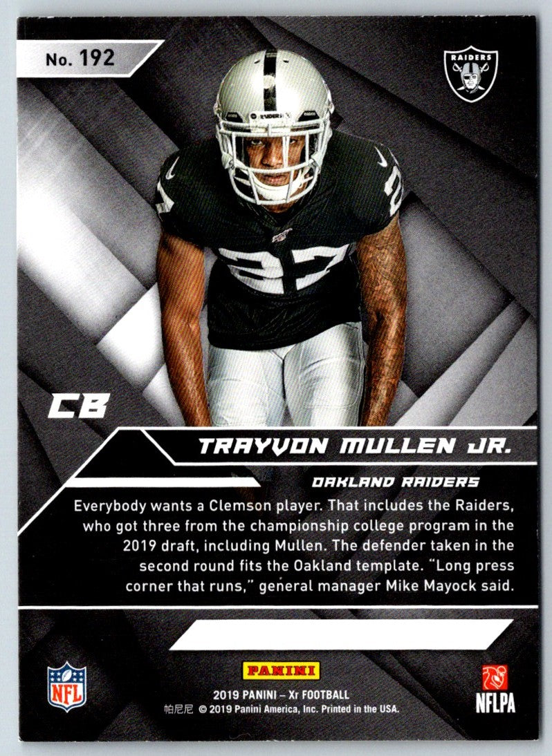 2019 Panini XR Trayvon Mullen Jr.