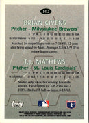 1996 Topps Brian Givens/T.J. Mathews