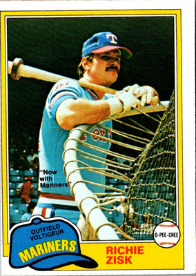1981 O-Pee-Chee Richie Zisk #214