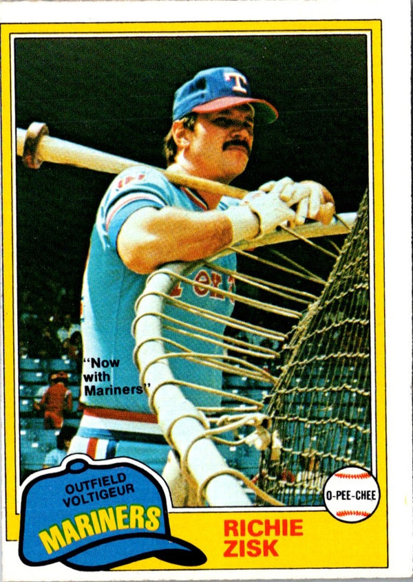 1981 O-Pee-Chee Richie Zisk #214