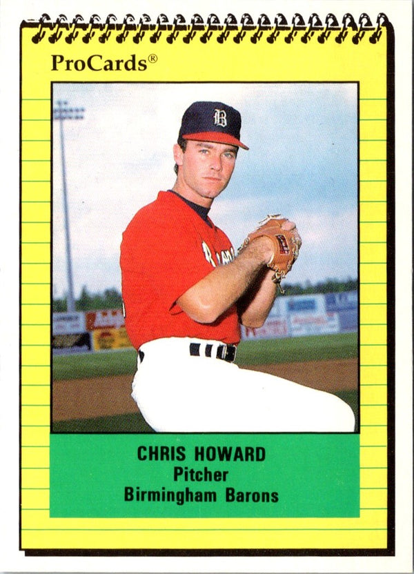 1991 ProCards Chris Howard #1450