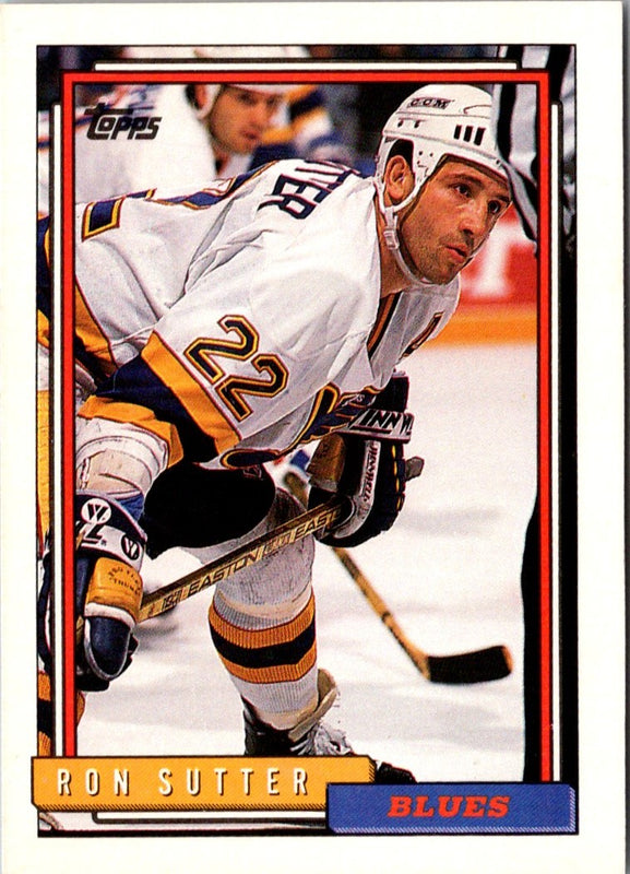 1992 Topps Ron Sutter #371