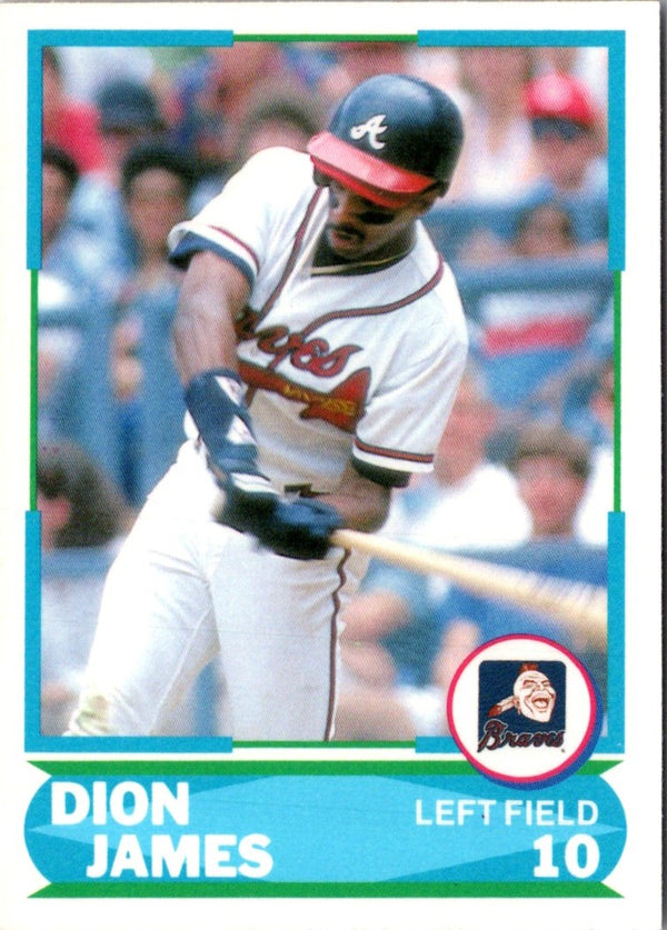1988 Score Young Superstars I Dion James #7