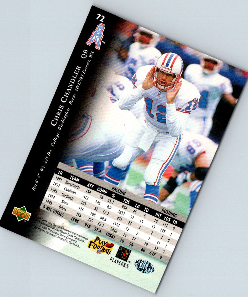 1996 Upper Deck Silver Chris Chandler