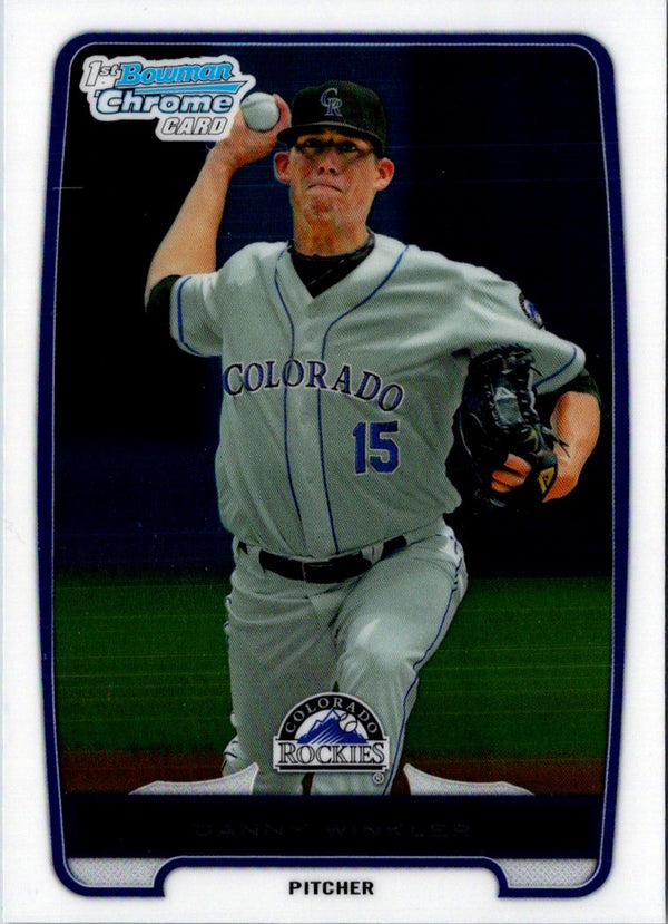 2012 Bowman Chrome Prospects Danny Winkler #BCP191