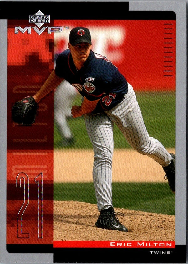 2001 Upper Deck MVP Eric Milton #122