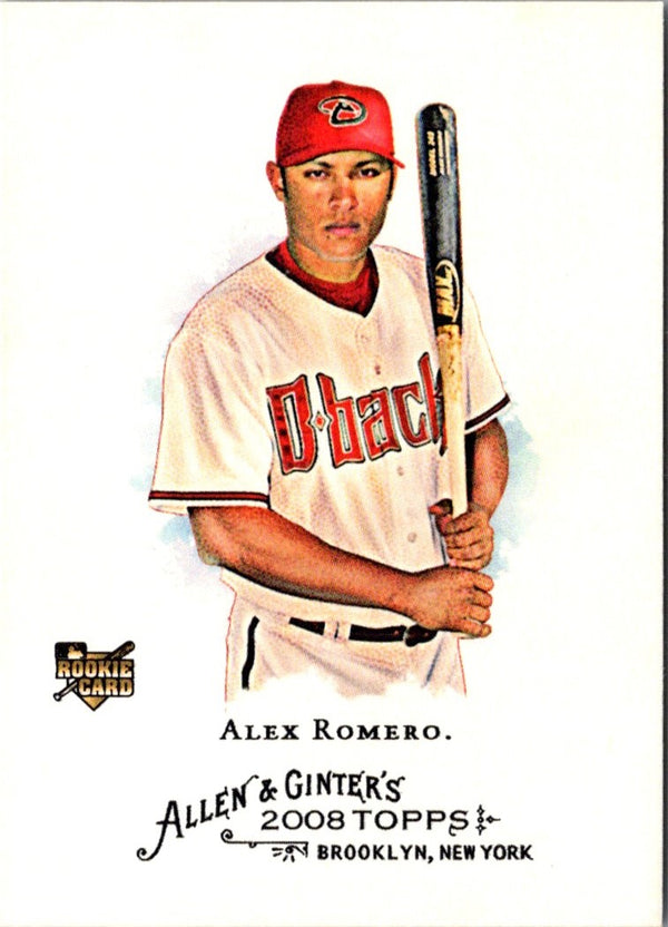 2008 Topps Allen & Ginter Alex Romero #108 Rookie