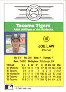 1990 CMC Tacoma Tigers Joe Law