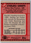 1990 Topps Sterling Sharpe