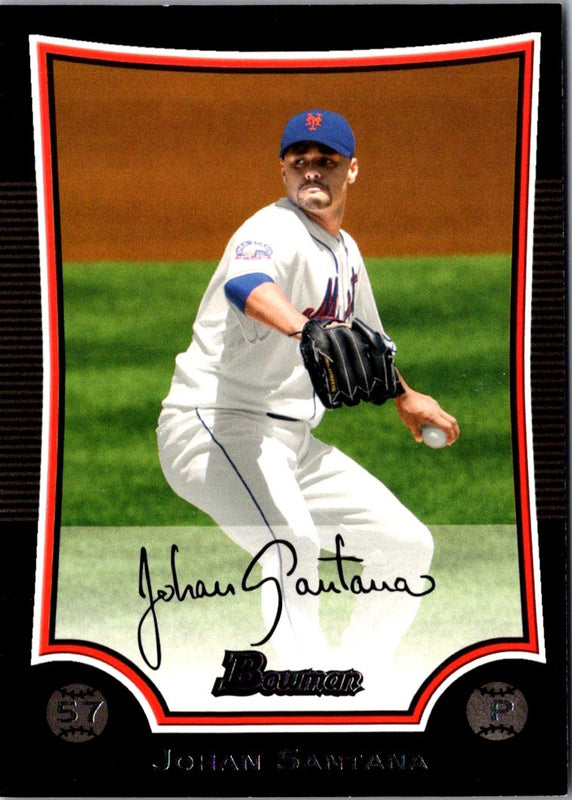 2009 Bowman Johan Santana #57