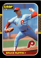 1987 Leaf Bruce Ruffin #168