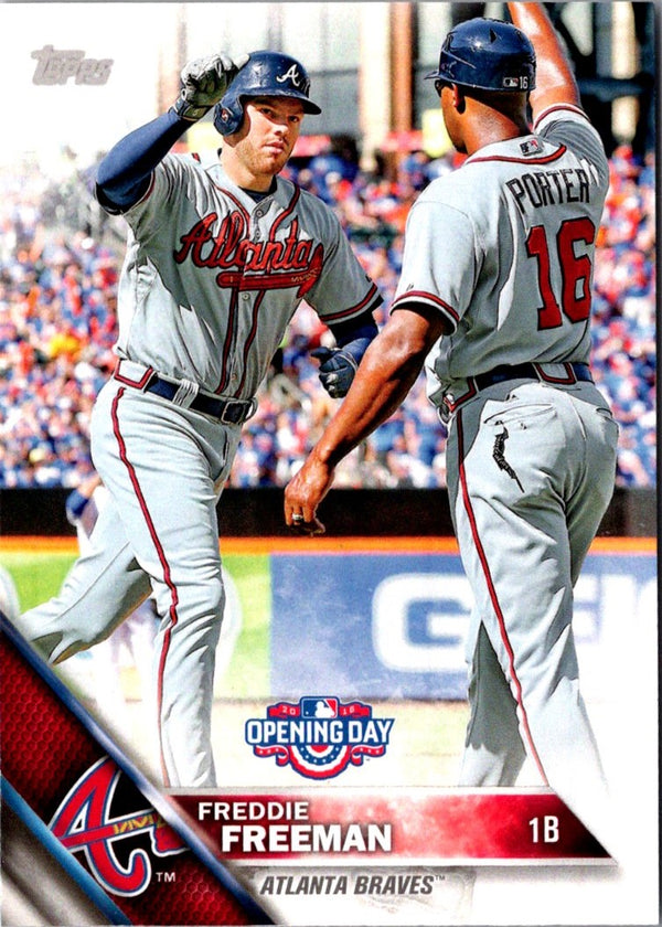 2016 Topps Opening Day Freddie Freeman #OD-63