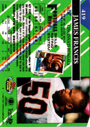 1993 Stadium Club Super Teams Bowl James Francis