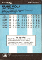 1986 Fleer Star Stickers Frank Viola #124