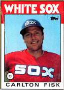 1986 Topps Wax Box Cards Carlton Fisk
