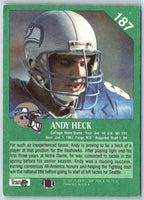 1991 Fleer Ultra Andy Heck #187