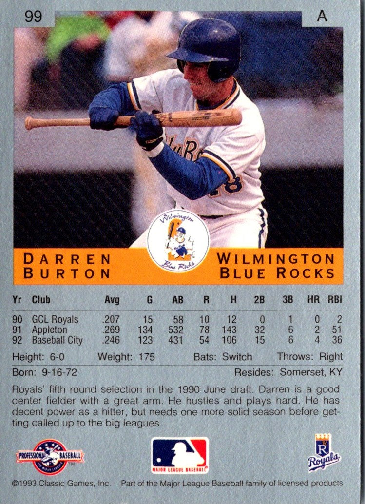 1993 Classic Best Darren Burton