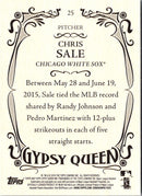 2016 Topps Gypsy Queen Chris Sale