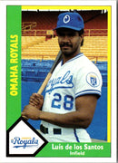 1990 CMC Omaha Royals Luis de los Santos