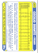 1987 Topps Traded Cecilio Guante