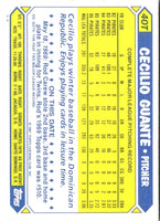 1987 Topps Traded Cecilio Guante #40T