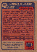 1985 Topps Herman Heard