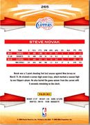 2009 Panini Steve Novak