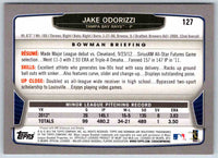 2013 Bowman Jake Odorizzi #127