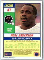 1990 Score Neal Anderson #47
