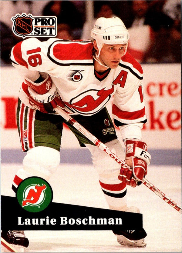 1991 Pro Set Laurie Boschman #426